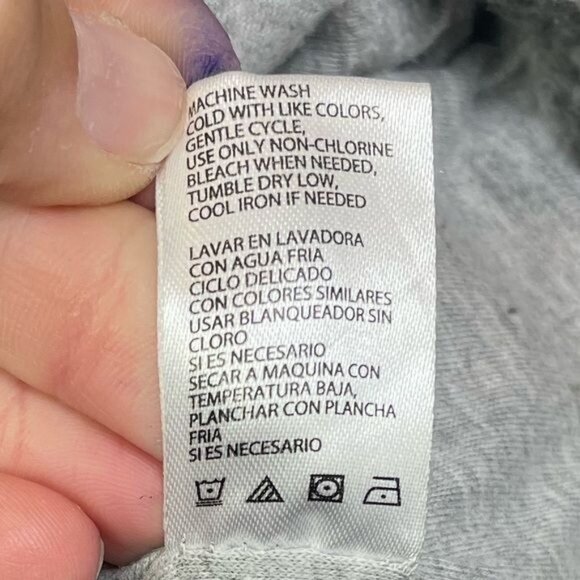 Weatherproof Vintage Women Frosty Tipped Sherpa Pullover Charcoal Half-Zip Large - Picture 6 of 10